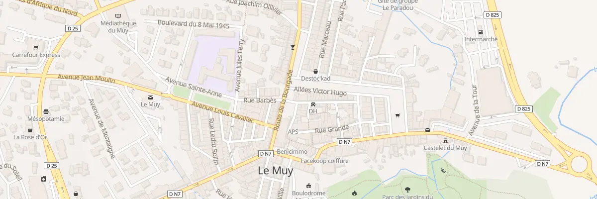 Plan du 3 Rue François Taxil au Muy