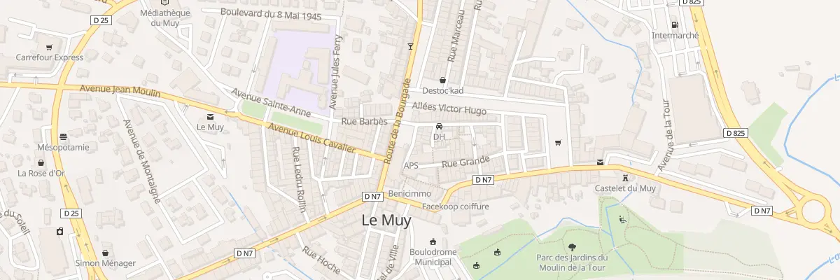 Plan du 7 Rue de l’Eglise au Muy