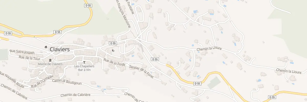 Plan du 5091 Le Serre à Claviers
