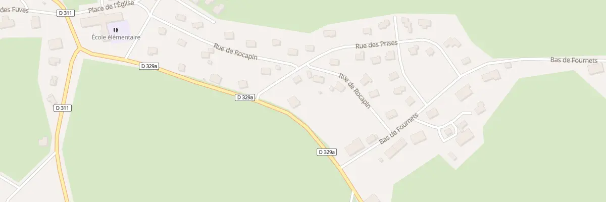 Plan du 17 Rte de Morteau à Fournets-Luisans