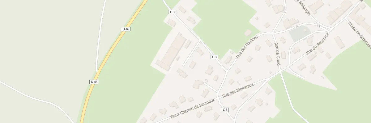 Plan du 3 Imp du Grêlé à Padoux