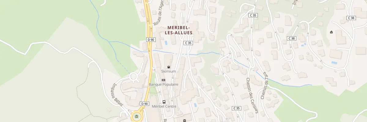 Plan du 287 Rue des glaciers aux Allues