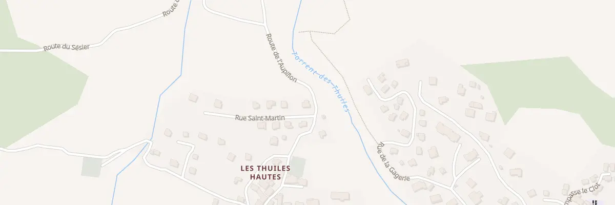 Plan du 2 Rue Saint-Martin aux Thuiles