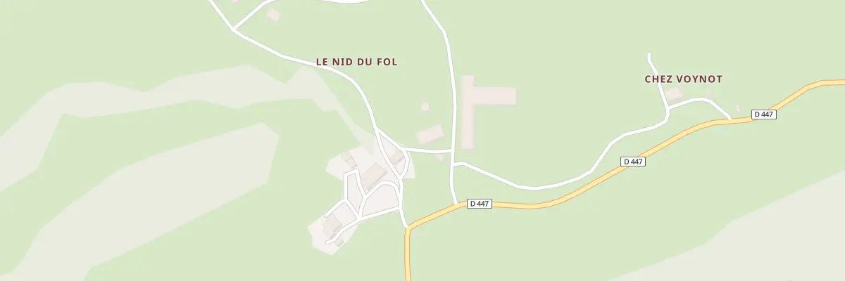 Plan du 5152 Nid du Fol du Bas aux Gras