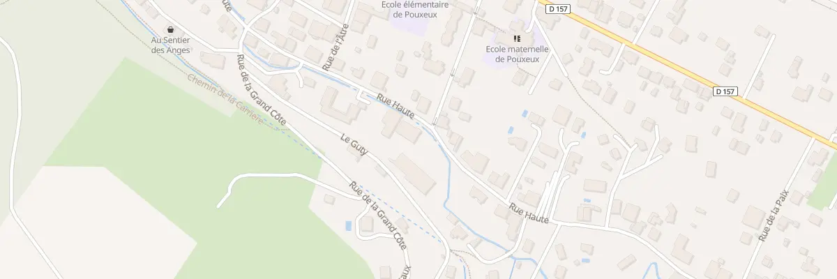 Plan du 322 Rue Haute à Pouxeux