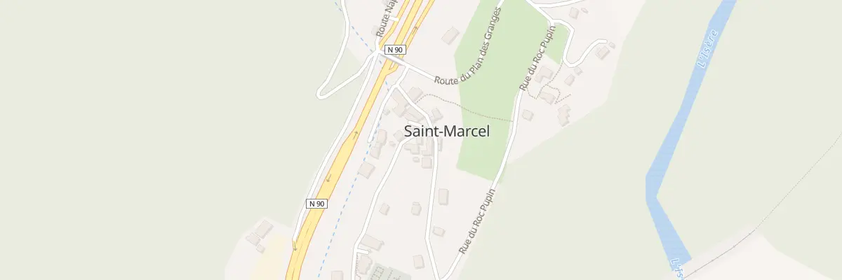 Plan du 158 Che des Lilas à Saint-Marcel