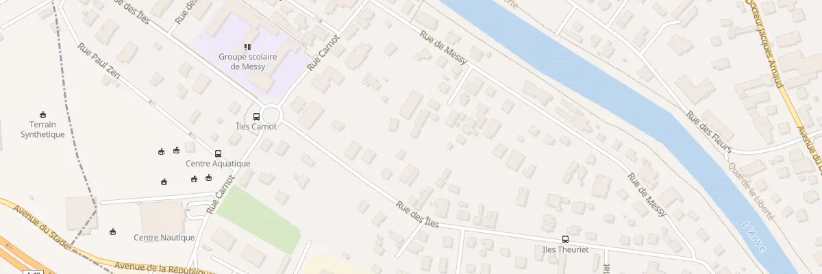 Plan du 404 Rue des îles à Cluses
