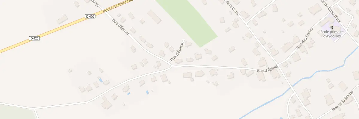 Plan du 14 Rue d’Epinal à Aydoilles