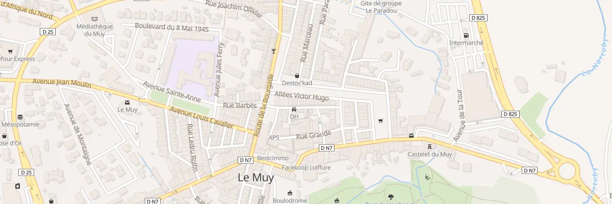 Plan du 13 Rue François Taxil au Muy