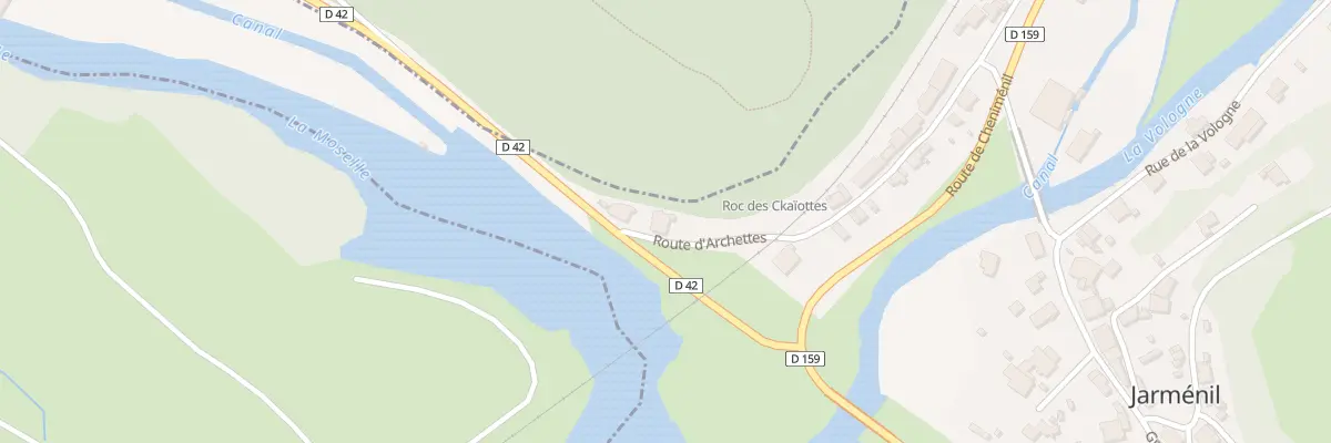 Plan du 22 Rte d’Archettes à Jarménil