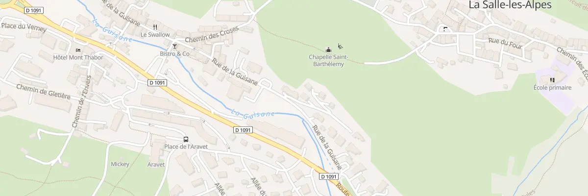 Plan du 13 Rue de la Guisane à La Salle-les-Alpes