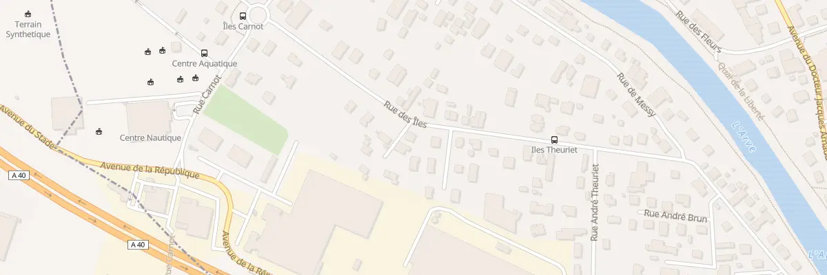 Plan du 319 Rue des îles à Cluses
