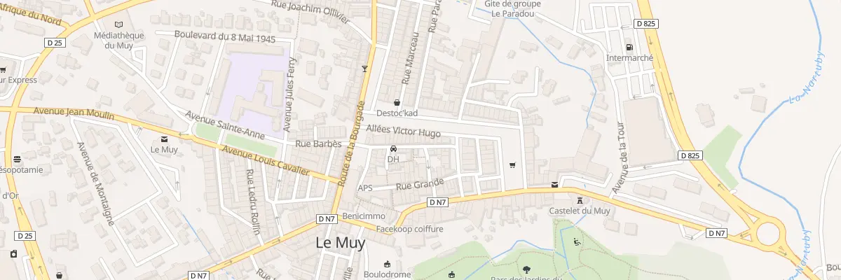Plan du 19 Rue François Taxil au Muy