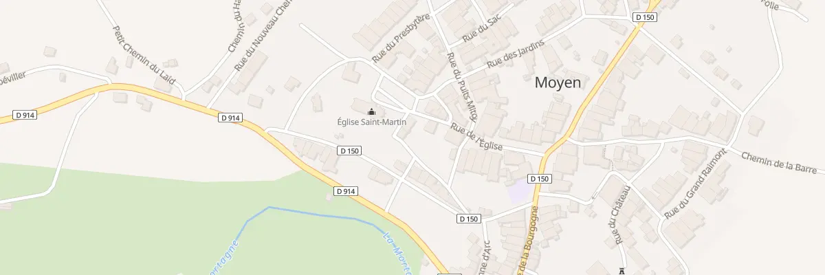 Plan du 19 Rue de l’Eglise à Moyen