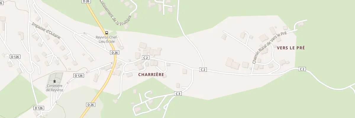 Plan du 165 Rte des Fontaines à Reyvroz