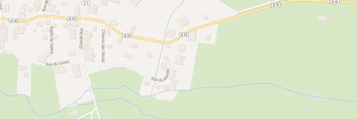 Plan du 3 Rue du Moulin à Dompierre