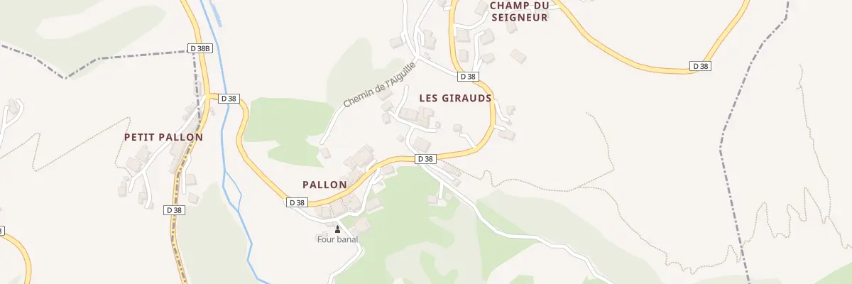 Plan du 5002 Les Girauds à Freissinières