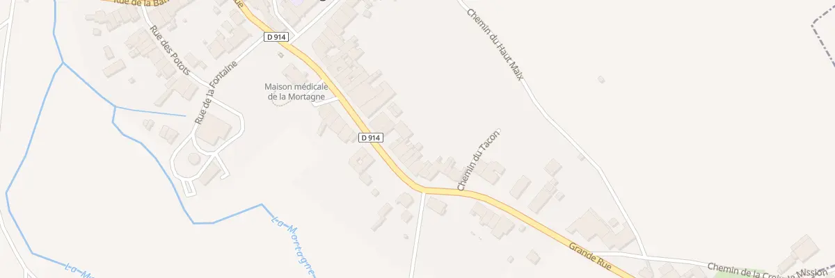 Plan du 38 Grande Rue à Magnières