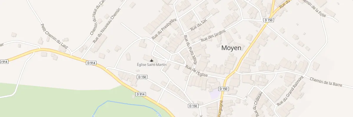 Plan du 1 Rue des Fours à Moyen