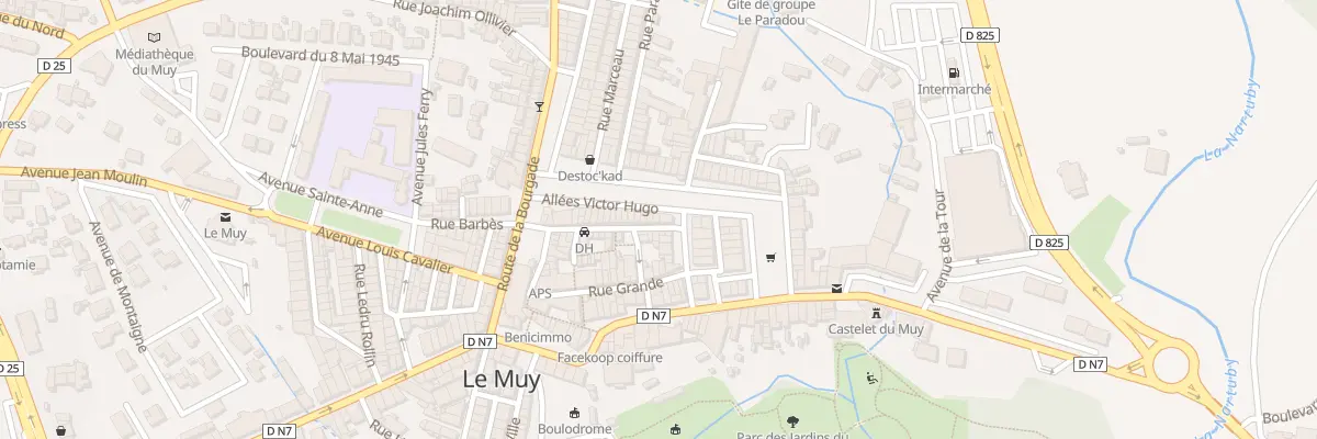 Plan du 29 Rue François Taxil au Muy