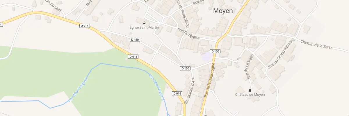 Plan du 6 Rue de l’Ancienne Poste à Moyen