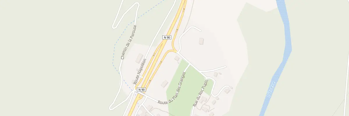 Plan du 150 Rte du Plan des Granges à Saint-Marcel