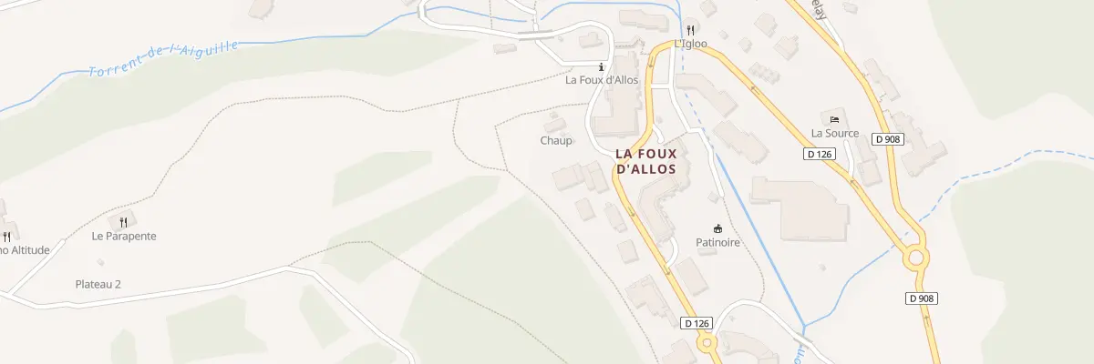Plan du 9 Rte de l’Aiguille à Allos