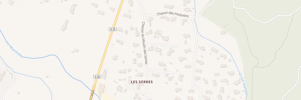 Plan du 638C Che du Moulin des Serres au Muy