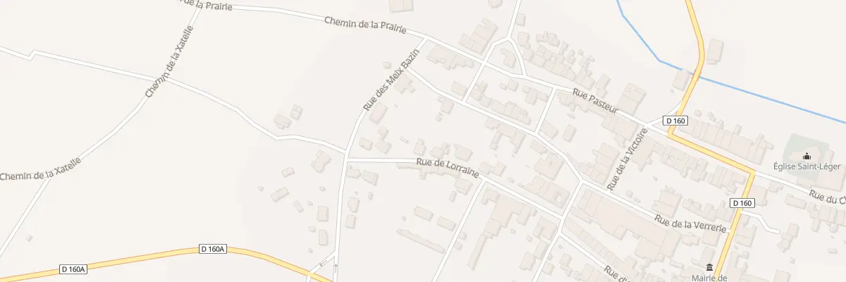 Plan du 11 Rue de Lorraine à Croismare