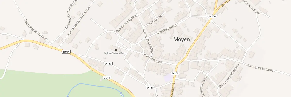 Plan du 2 Rue des Fours à Moyen