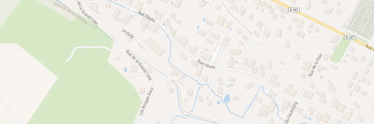 Plan du 430 Rue Haute à Pouxeux