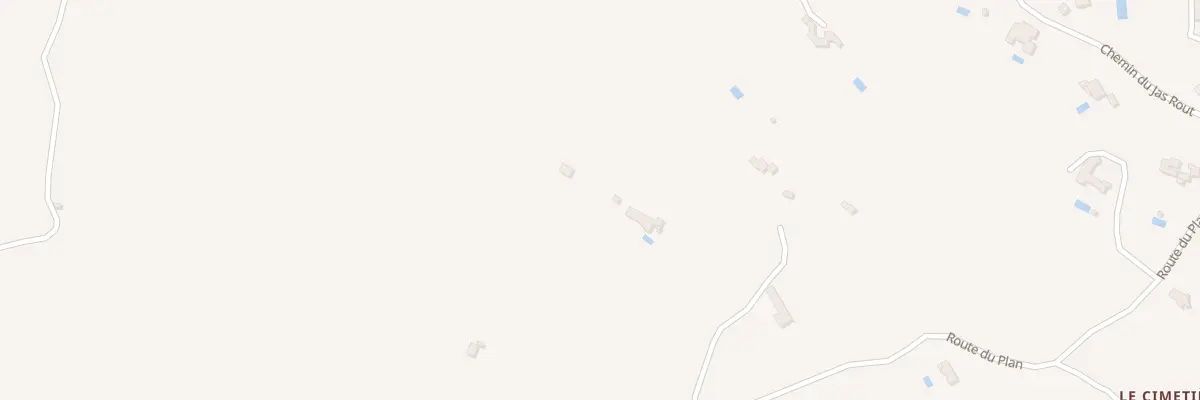 Plan du 5865 Le Jas au Plan-de-la-Tour