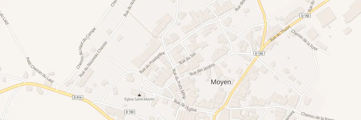 Plan du 1 Rue du Sac à Moyen