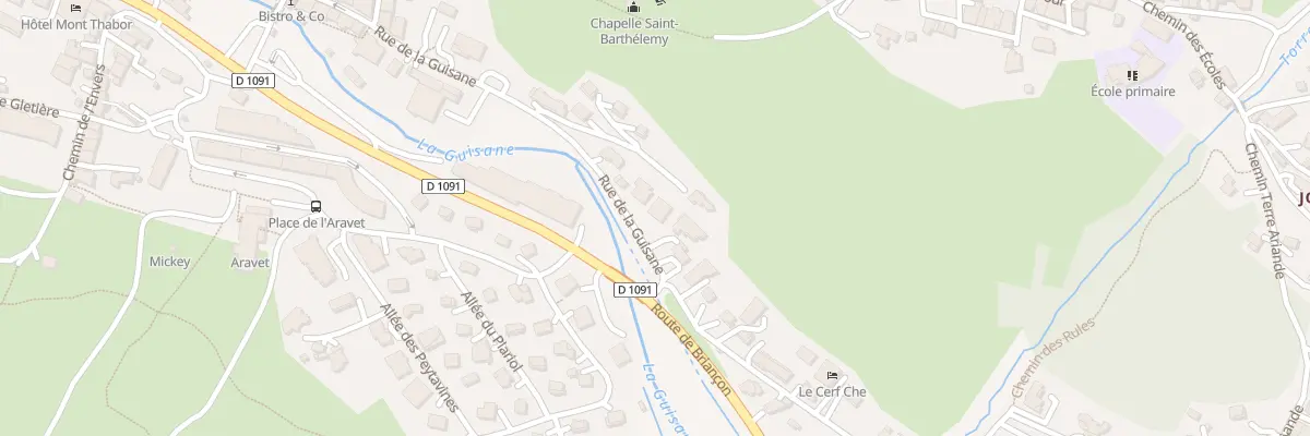Plan du 7 Rue de la Guisane à La Salle-les-Alpes