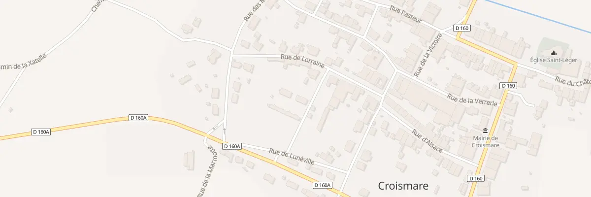 Plan du 20 Cité Muller à Croismare