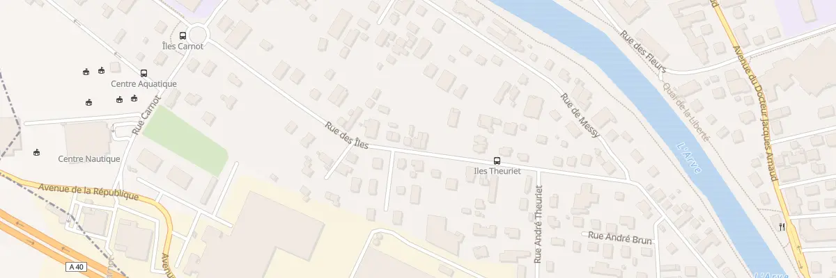 Plan du 254 Rue des îles à Cluses
