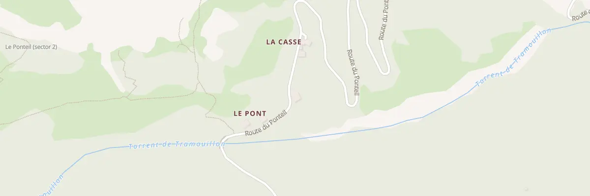 Plan du 5103 La Casse à Risoul