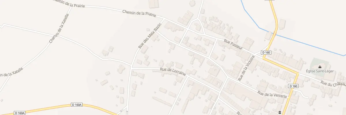 Plan du 9 Rue de Lorraine à Croismare
