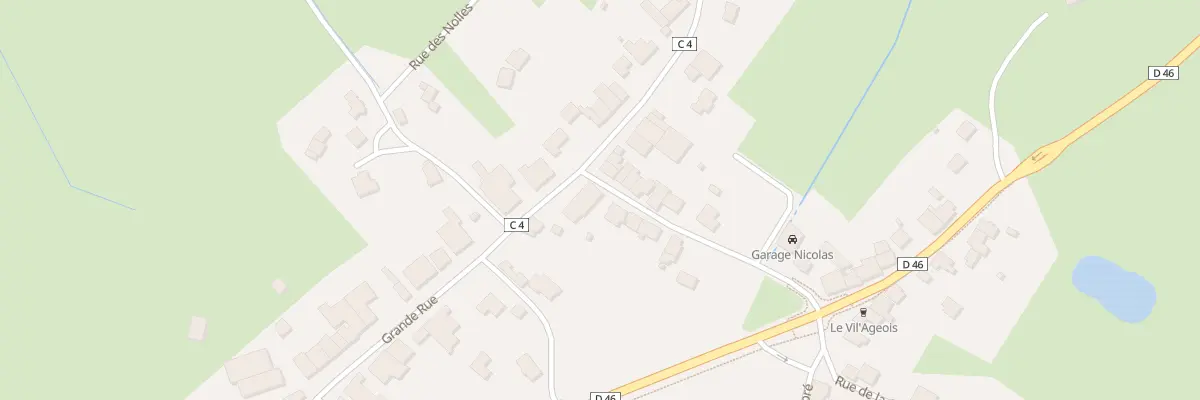 Plan du 1 Gr Grande Rue à Padoux