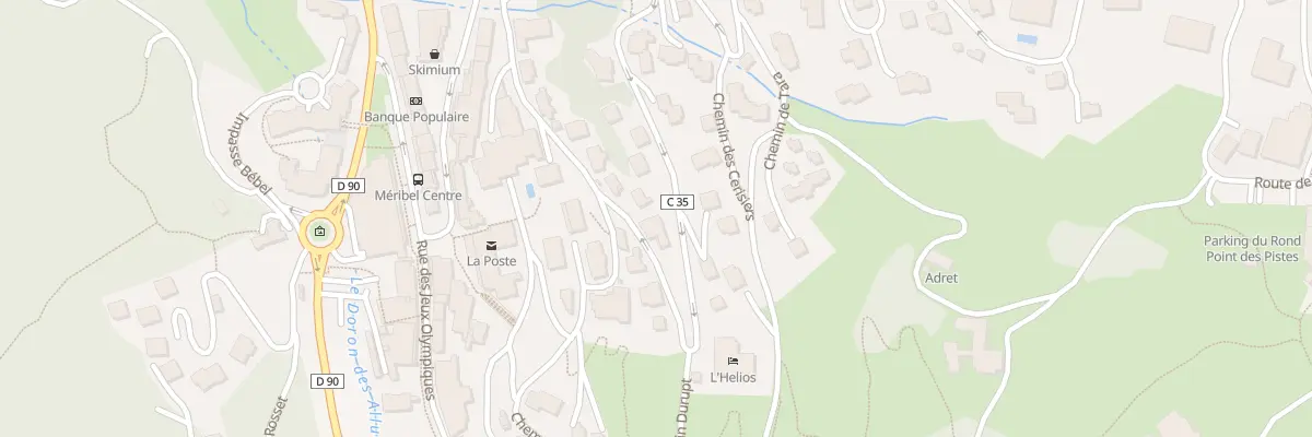 Plan du 824 Rte de la Renarde aux Allues