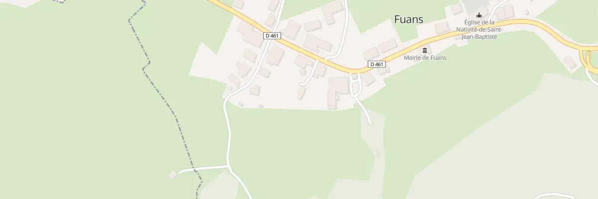 Plan du 14B Grande Rue à Fuans