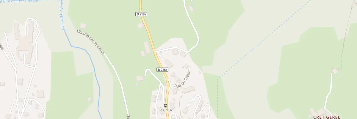 Plan du 6374 Les Cruets à Beaufort