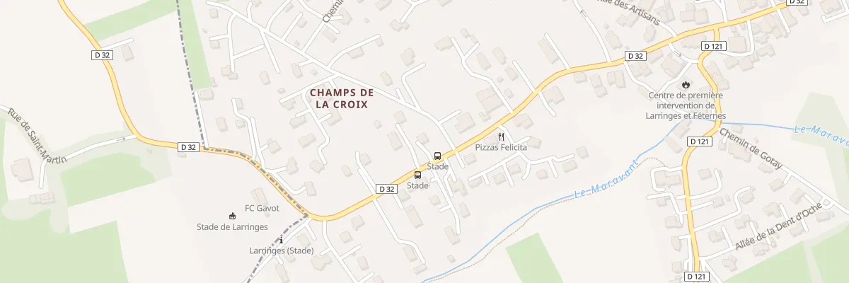 Plan du 300 Rte de Montet à Larringes