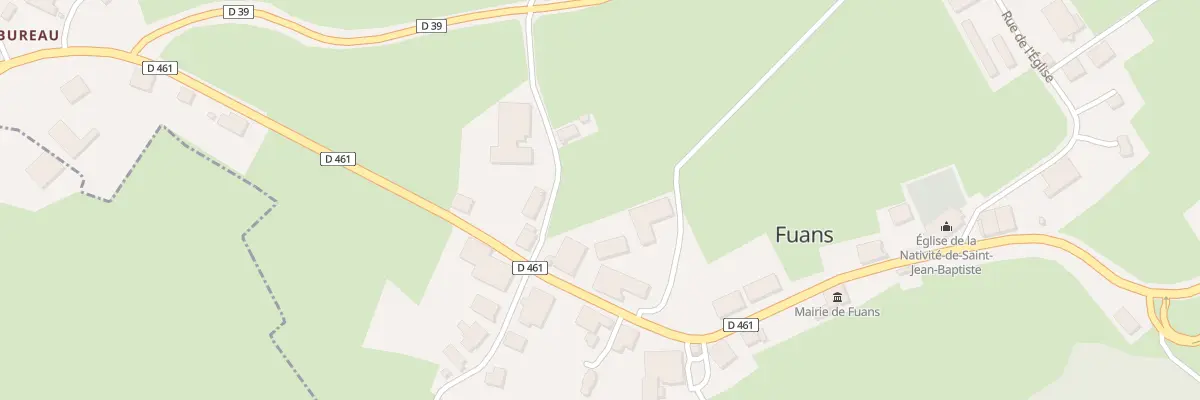 Plan du 7 Grande Rue à Fuans