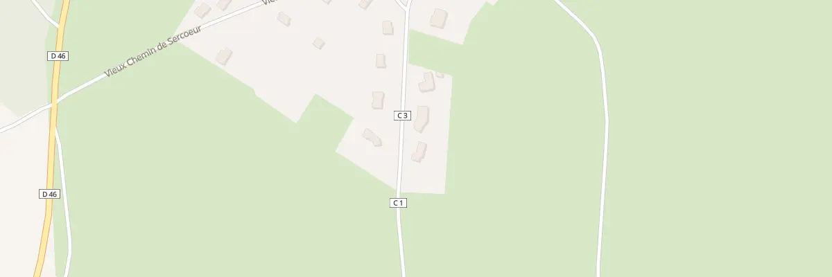 Plan du 23 Rte de Dompierre à Padoux