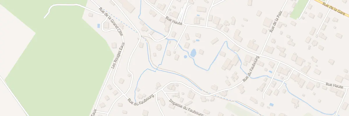 Plan du 540 Rue Haute à Pouxeux