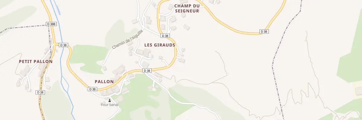 Plan du 319 Rte de Benjamin Vallotton à Freissinières