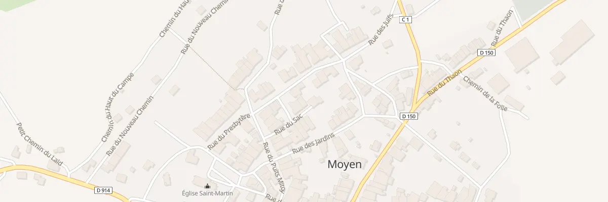 Plan du 5 Rue du Sac à Moyen