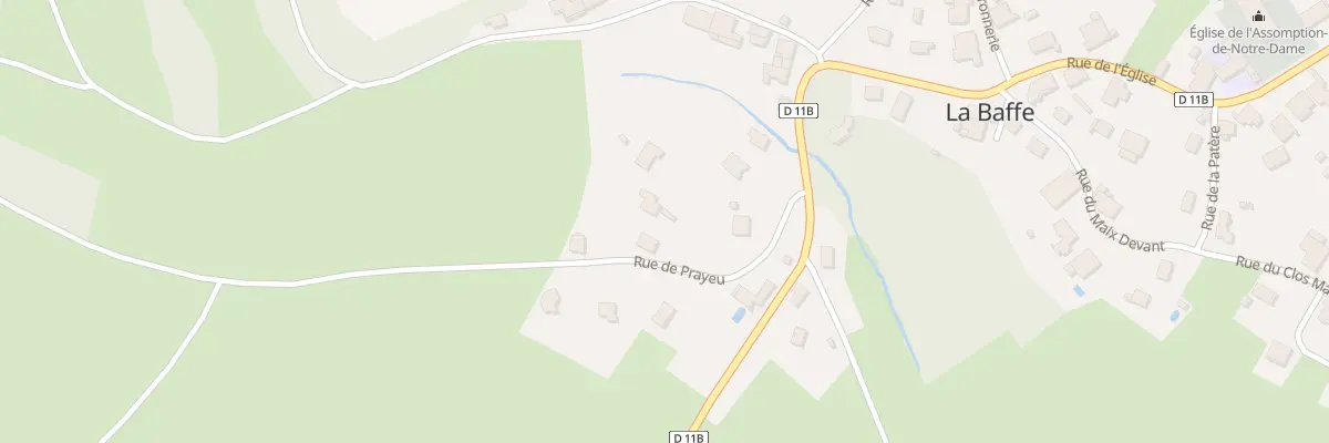 Plan du 48 Rue de Prayeu à La Baffe