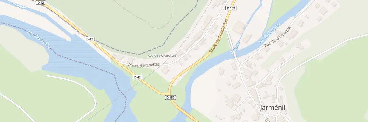 Plan du 7 Rte d’Archettes à Jarménil